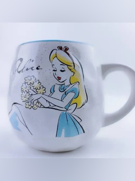 Disney Other - Disney’s Alice This Way To Wonderland Organic Ceramic Stoneware Egg Mug